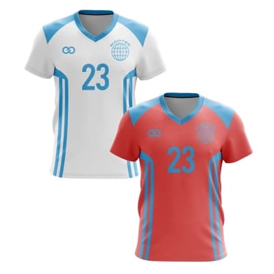 Custom Reversible Soccer Jerseys V-Neck